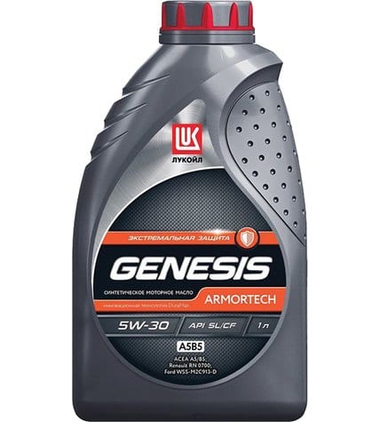 Масло Лукойл Genesis ARMORTECH А5В5 5W-30 моторное 1 л