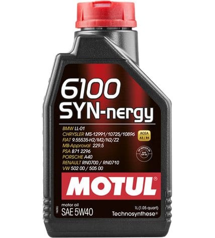 Масло Motul 6100 SYN-NERGY 5W-40 моторное 1 л