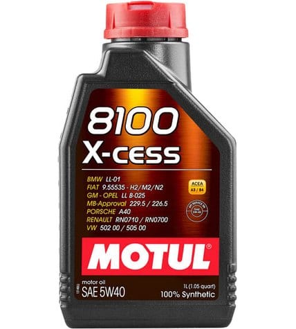 Масло Motul 8100 X-Cess 5W-40 моторное 1 л