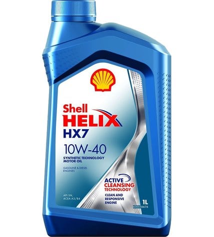 Масло Shell Helix HX7 10W-40 моторное 1 л