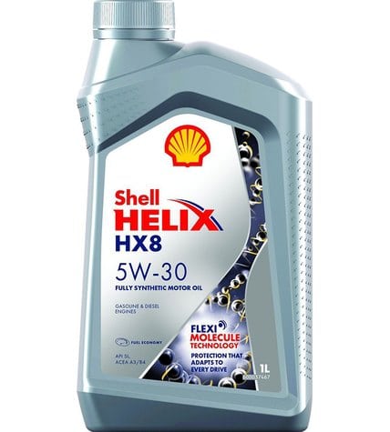 Масло Shell Helix HX8 Synthetic 5W-30 моторное 1 л