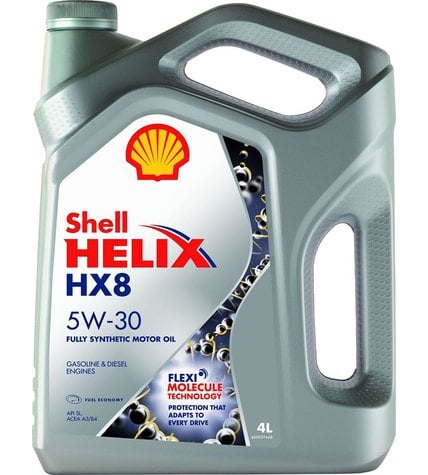 Масло Shell Helix HX8 Synthetic 5W-30 моторное 4 л