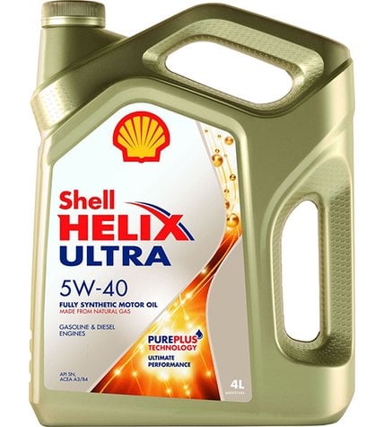 Масло Shell Helix Ultra 5W-40 моторное 4 л