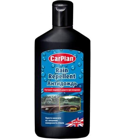 Жидкость CarPlan Rain Repellent Антидождь для стекол 250 мл