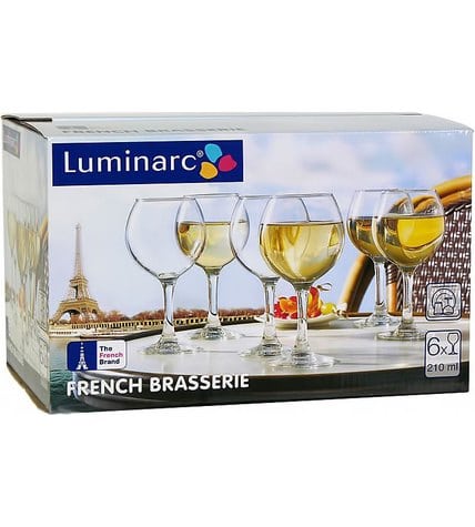 Набор бокалов Luminarc French Brasserie для вина 280 мл