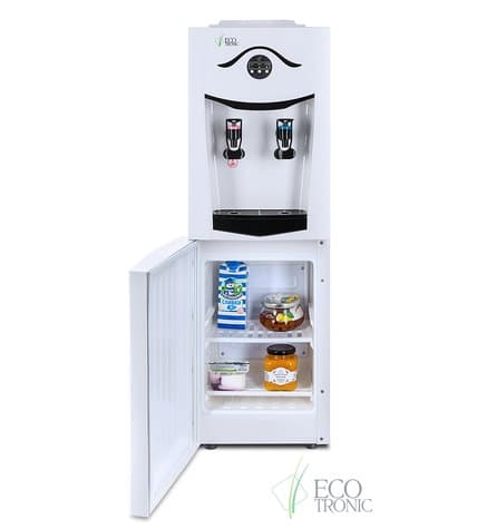 Кулер для воды напольный Ecotronic K21-LF white+black с холодильником купить