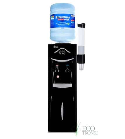 Кулер для воды напольный Ecotronic K21-LF black+silver с холодильником
