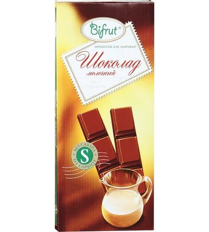 Шоколад Bifrut молочный на сорбите