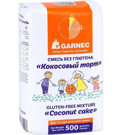 Смесь Garnec Кокосовый торт без глютена