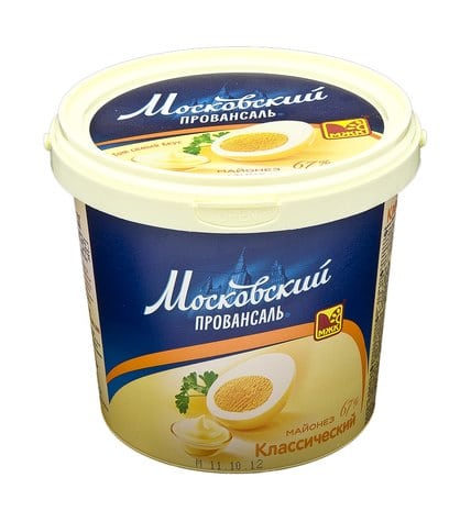 Майонез Московский Провансаль классический 67% 5 кг в пластиковом ведре