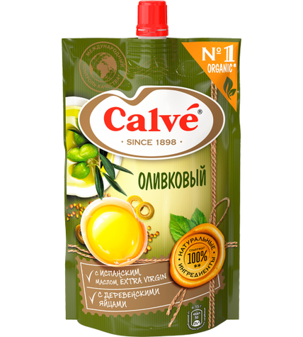 Майонез Calve Оливковый 50% 390 г