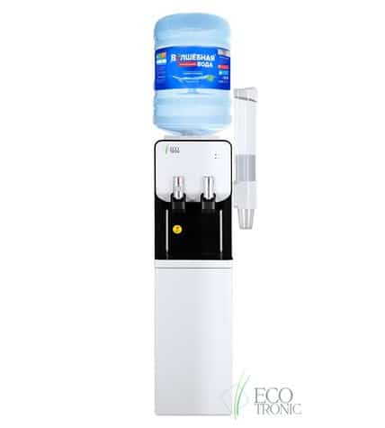 Кулер для воды напольный Ecotronic M40-LF white+black с холодильником