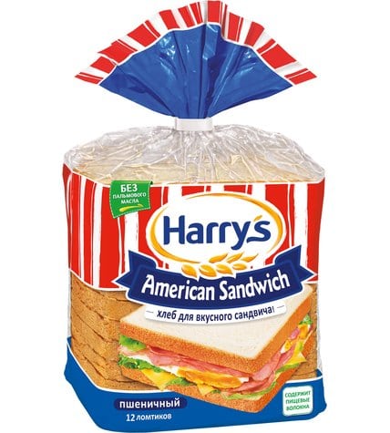 Хлеб Harry's сэндвичный пшеничный