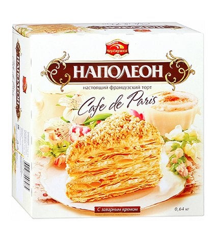 Торт Черемушки Наполеон слоеный