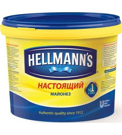 Майонез Hellmann's настоящий