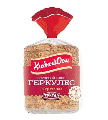 Хлеб Хлебный дом Геркулес зерновой формовой в нарезке