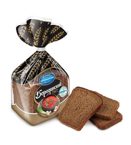 Хлеб Коломенский Бородинский ржано-пшеничный в нарезке