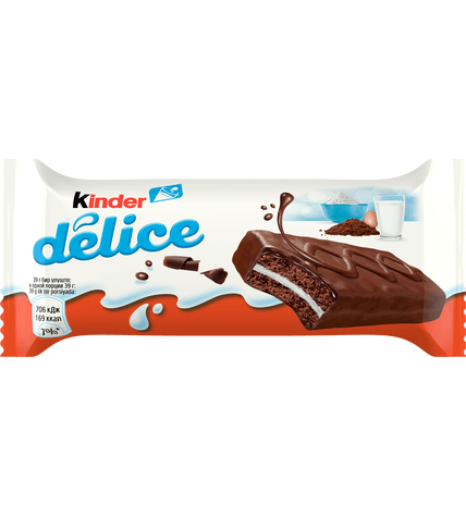 Пирожное Kinder Delice бисквитное