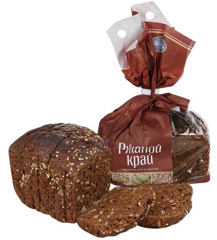 Хлеб Ржаной край зерновой в нарезке