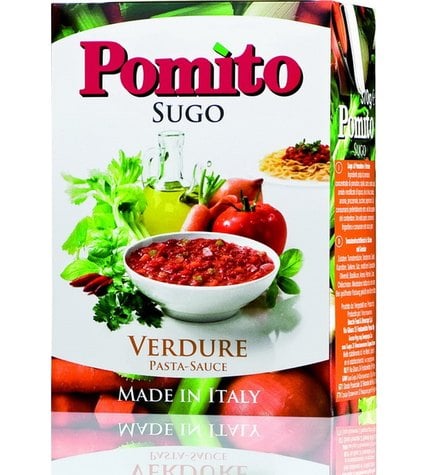 Соус Pomito для пасты с овощами