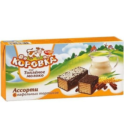 Набор вафельных тортиков Коровка