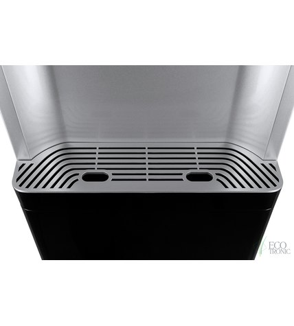 Кулер для воды напольный Ecotronic M40-LCE black+silver со шкафчиком заказать