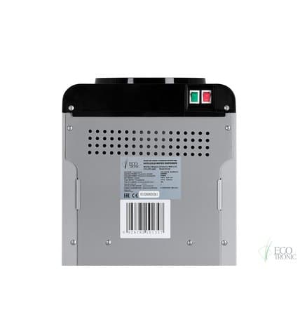 Кулер для воды напольный Ecotronic M40-LCE black+silver со шкафчиком