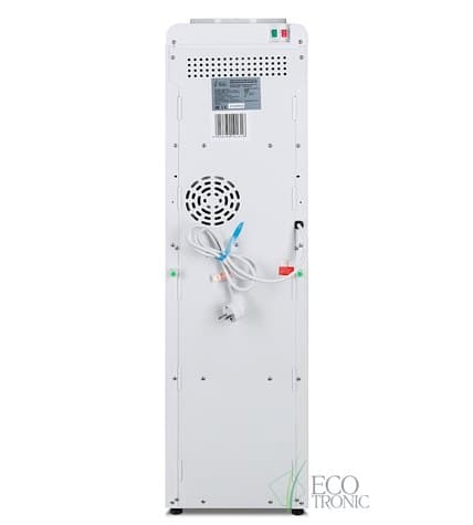 Кулер для воды напольный Ecotronic M40-LCE white+black со шкафчиком