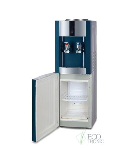 Кулер для воды напольный Ecotronic V21-LF green+silver c холодильником цена