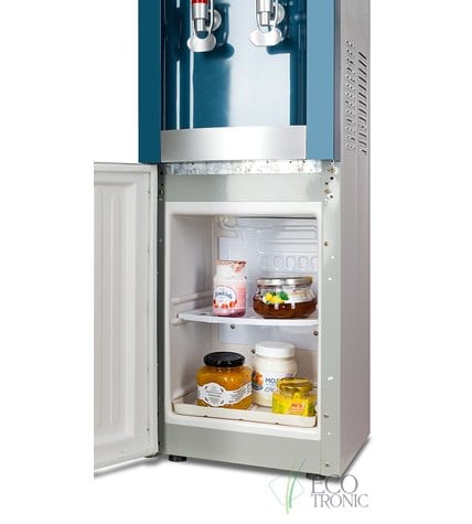 Кулер для воды напольный Ecotronic V21-LF green+silver c холодильником