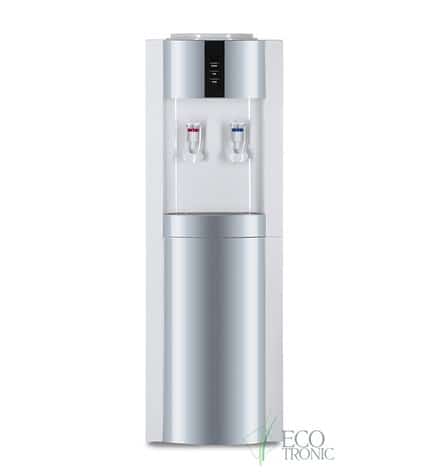 Кулер для воды напольный Ecotronic V21-LF white+silver с холодильником купить