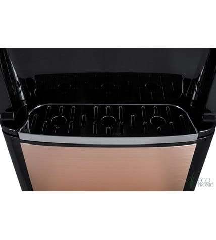 Кулер для воды напольный Ecotronic M30-LXE black+gold с нижней загрузкой бутыли стоимость