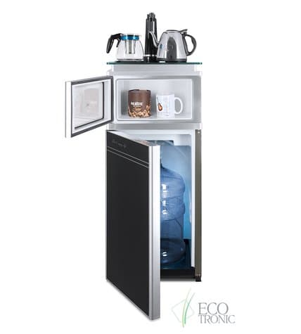 Кулер с чайным столиком Тиабар Ecotronic TB3-LE UV с нижней загрузкой бутыли цена