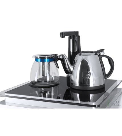 Кулер с чайным столиком Тиабар Ecotronic TB3-LE UV с нижней загрузкой бутыли заказать