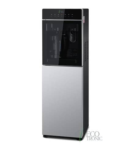 Кулер для воды с чайником Ecotronic M15-LXKEM silver с нижней загрузкой бутыли купить