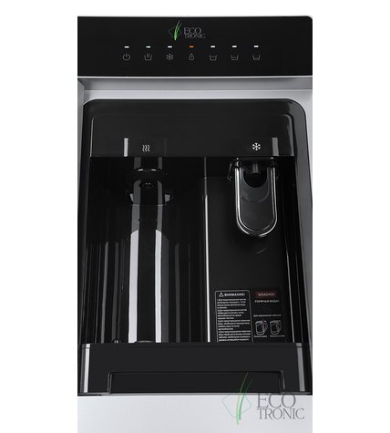 Кулер для воды с чайником Ecotronic M15-LXKEM silver с нижней загрузкой бутыли