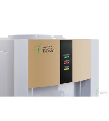 Кулер для воды настольный Ecotronic H1-TE Gold с электронным охлаждением цена