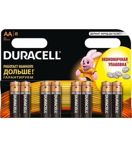Батарейки Duracell Basic AA 8 шт