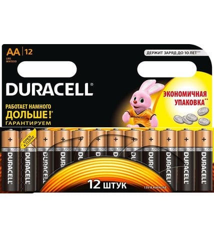 Батарейки Duracell Basic AA 12 шт