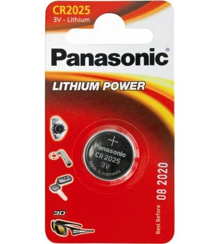 Батарейка Panasonic Lithium Power CR2025