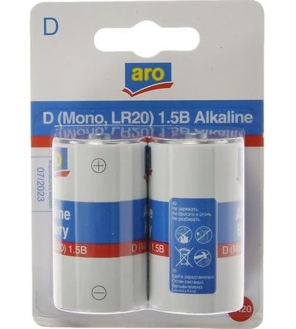 Батарейки Аro D 2 шт