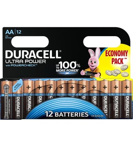 Батарейки Duracell Ultra Power AA 12 шт