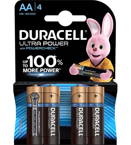 Батарейки Duracell Ultra Power AA 4 шт