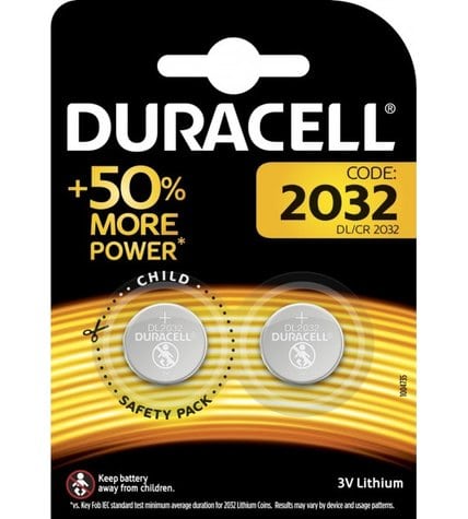Батарейки Duracell CR 2032 2 шт