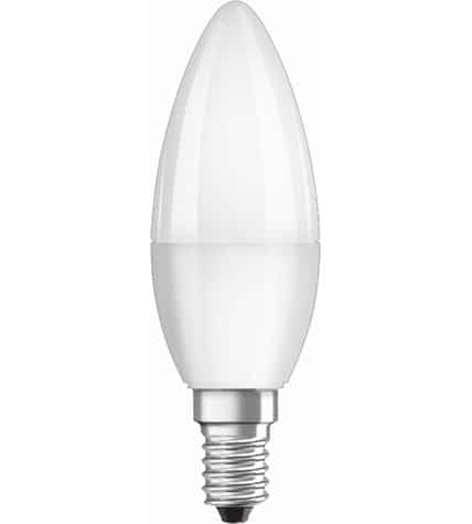 Лампа светодиодная Aro Bulbs 5W E14 свеча теплый белый 2 шт