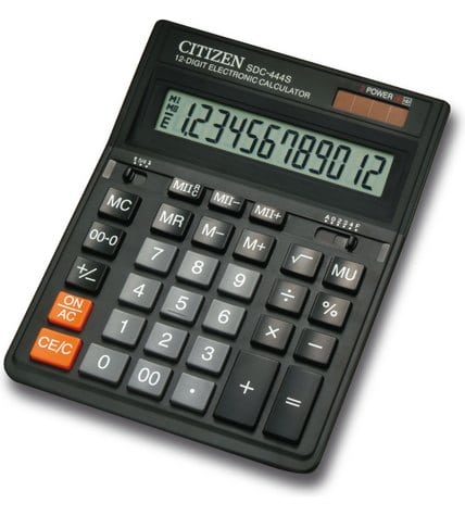 Калькулятор Citizen настольный SDC-444S 12Р