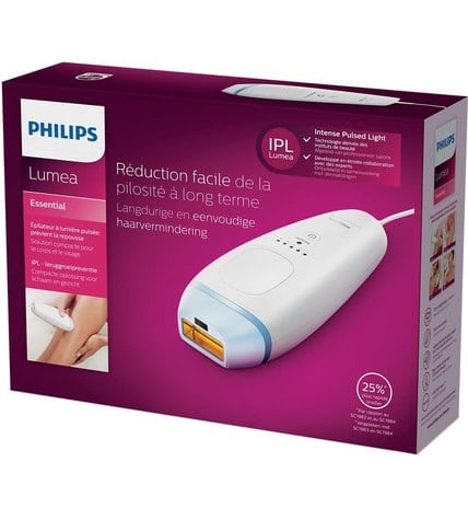 Фотоэпилятор Philips Lumea Essential BRI860/00 базовый для тела и лица