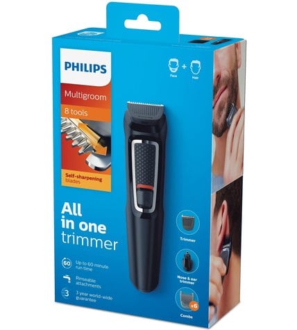 Триммер Philips MG3730 8 в 1 для волос на голове и лице