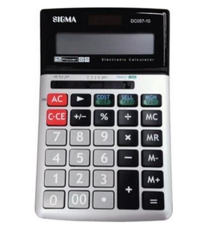 Калькулятор Sigma DC057 настольный 10 разрядов