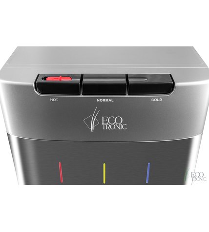 Кулер для воды напольный Ecotronic M30-LXE silver+SS с нижней загрузкой бутыли стоимость